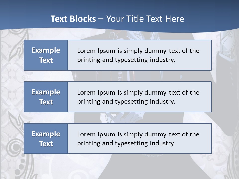 A Man In A Suit Holding A Present Powerpoint Template PowerPoint Template