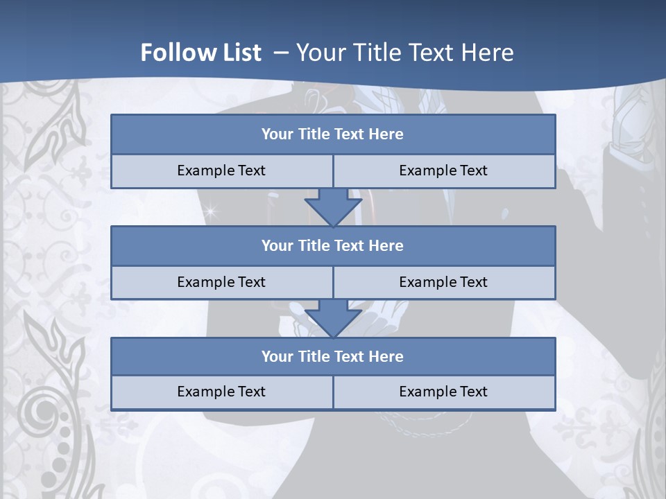 A Man In A Suit Holding A Present Powerpoint Template PowerPoint Template