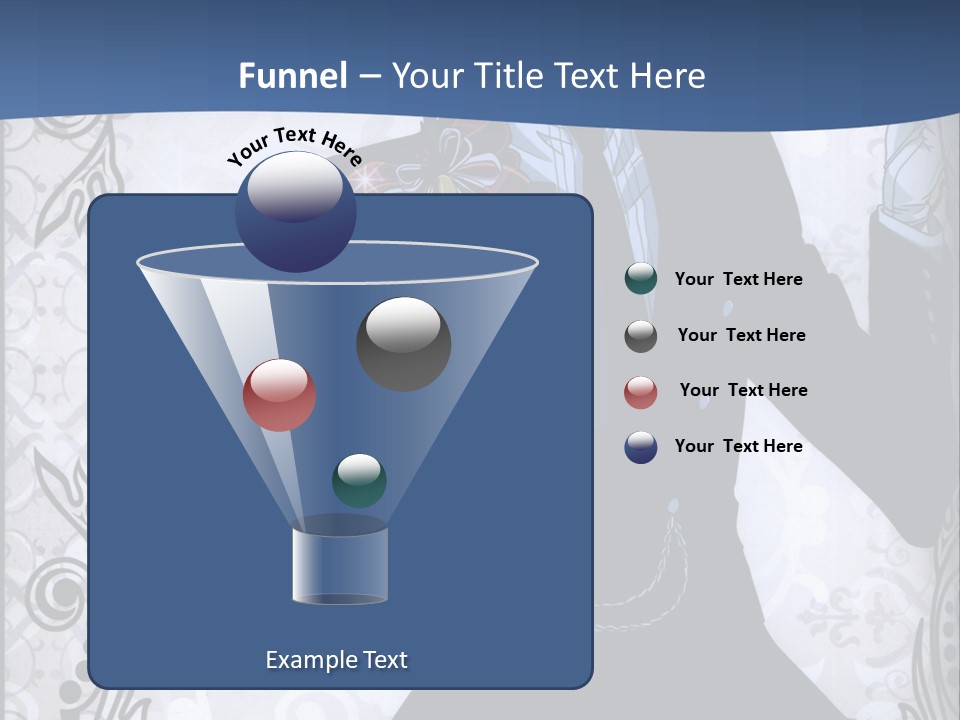 A Man In A Suit Holding A Present Powerpoint Template PowerPoint Template