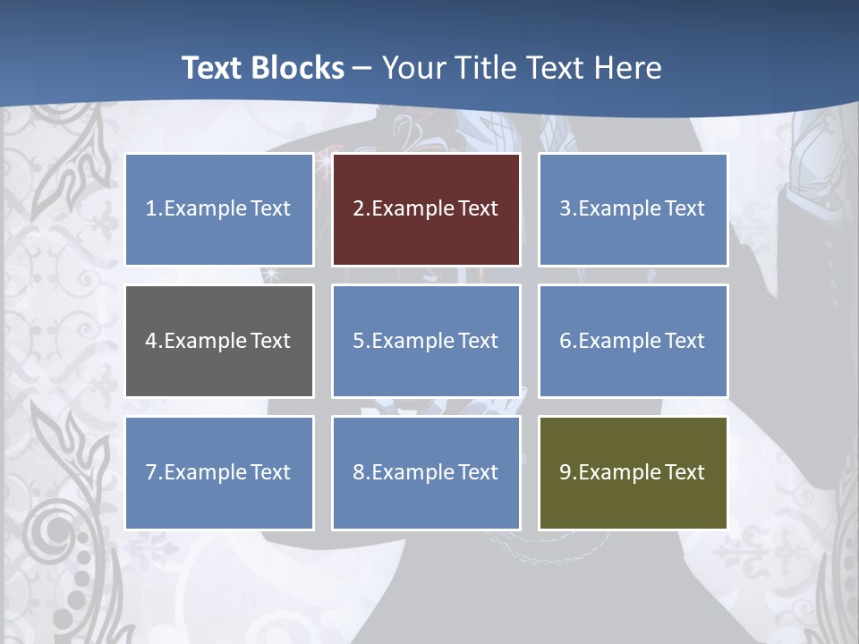 A Man In A Suit Holding A Present Powerpoint Template PowerPoint Template