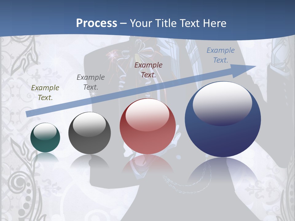 A Man In A Suit Holding A Present Powerpoint Template PowerPoint Template