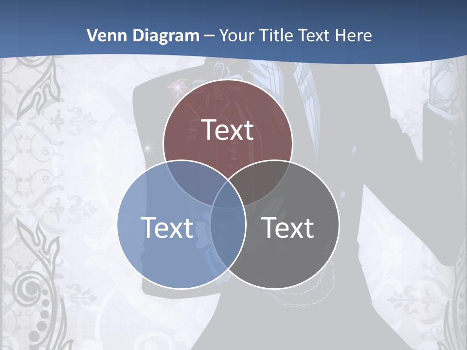 A Man In A Suit Holding A Present Powerpoint Template PowerPoint Template