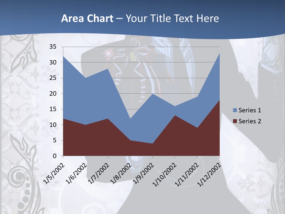 A Man In A Suit Holding A Present Powerpoint Template PowerPoint Template