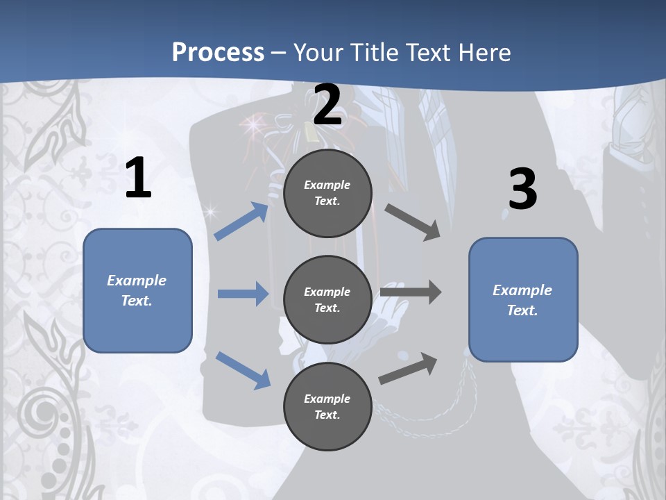 A Man In A Suit Holding A Present Powerpoint Template PowerPoint Template