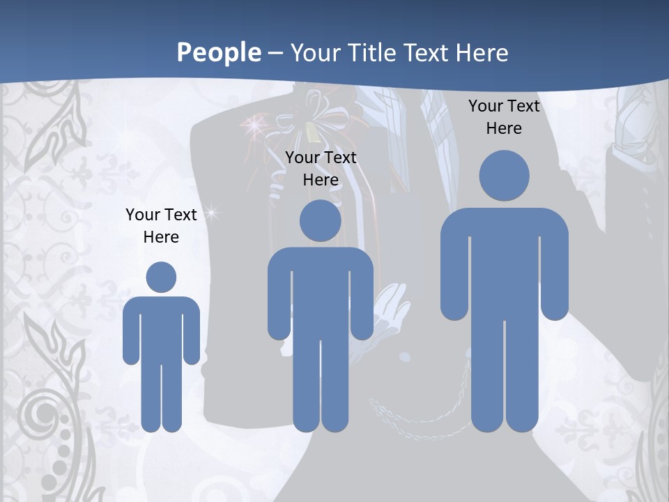 A Man In A Suit Holding A Present Powerpoint Template PowerPoint Template