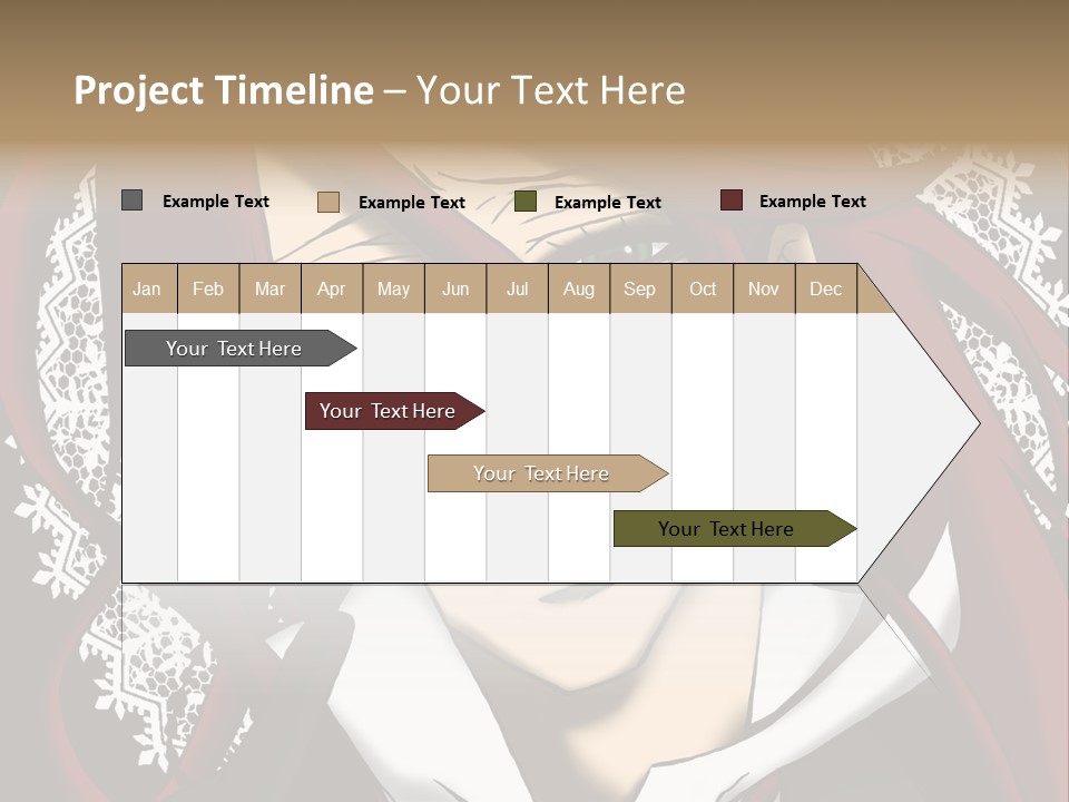 A Woman With Red Hair And Glasses Is Smiling PowerPoint Template