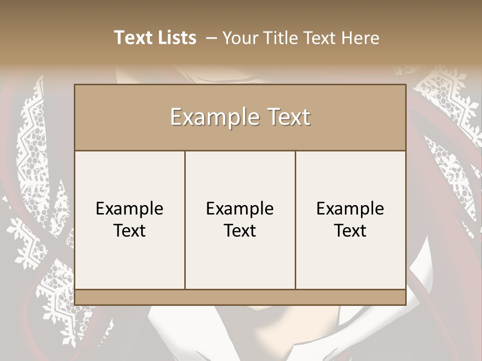 A Woman With Red Hair And Glasses Is Smiling PowerPoint Template