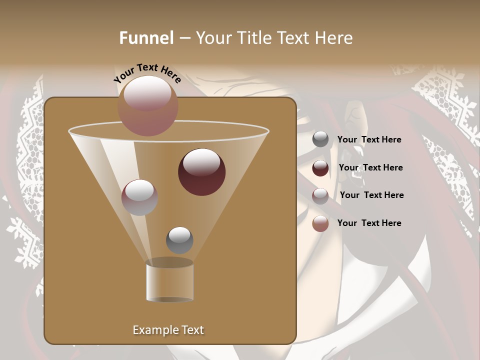 A Woman With Red Hair And Glasses Is Smiling PowerPoint Template