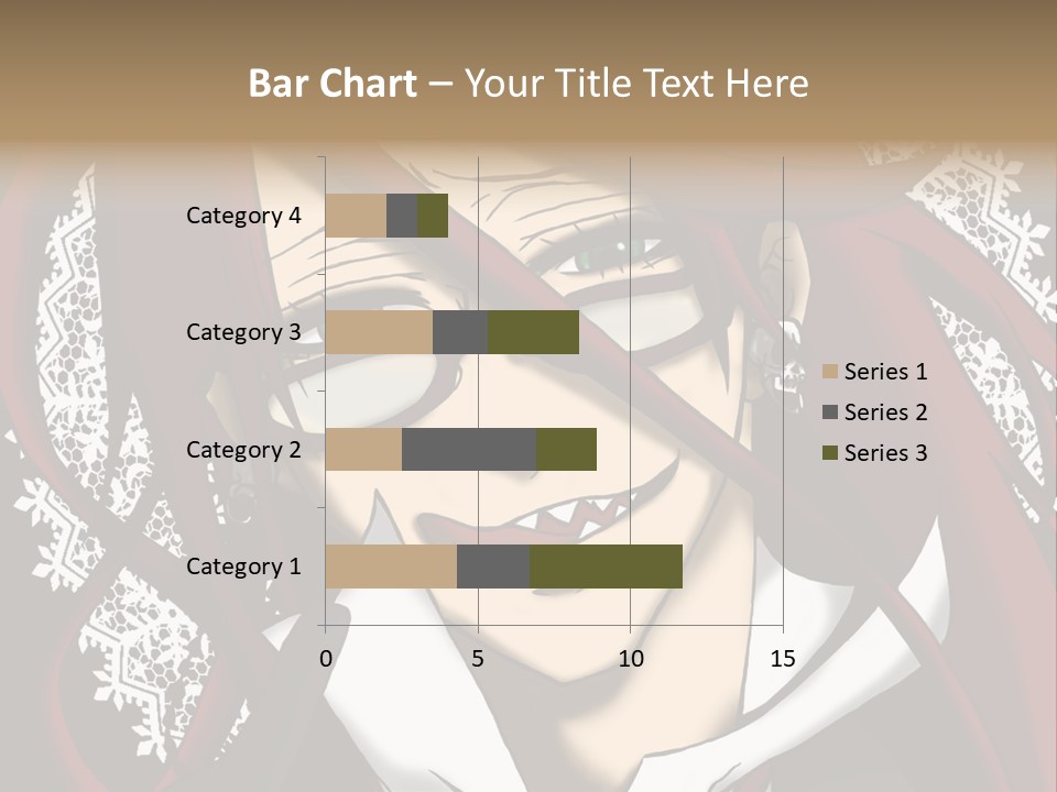 A Woman With Red Hair And Glasses Is Smiling PowerPoint Template