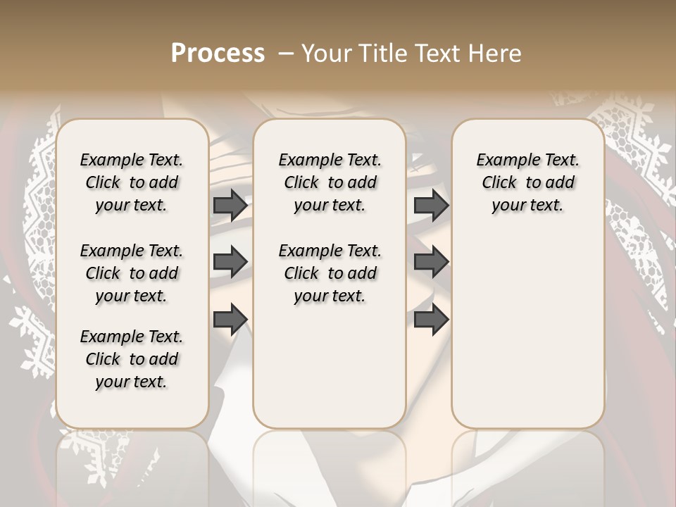 A Woman With Red Hair And Glasses Is Smiling PowerPoint Template