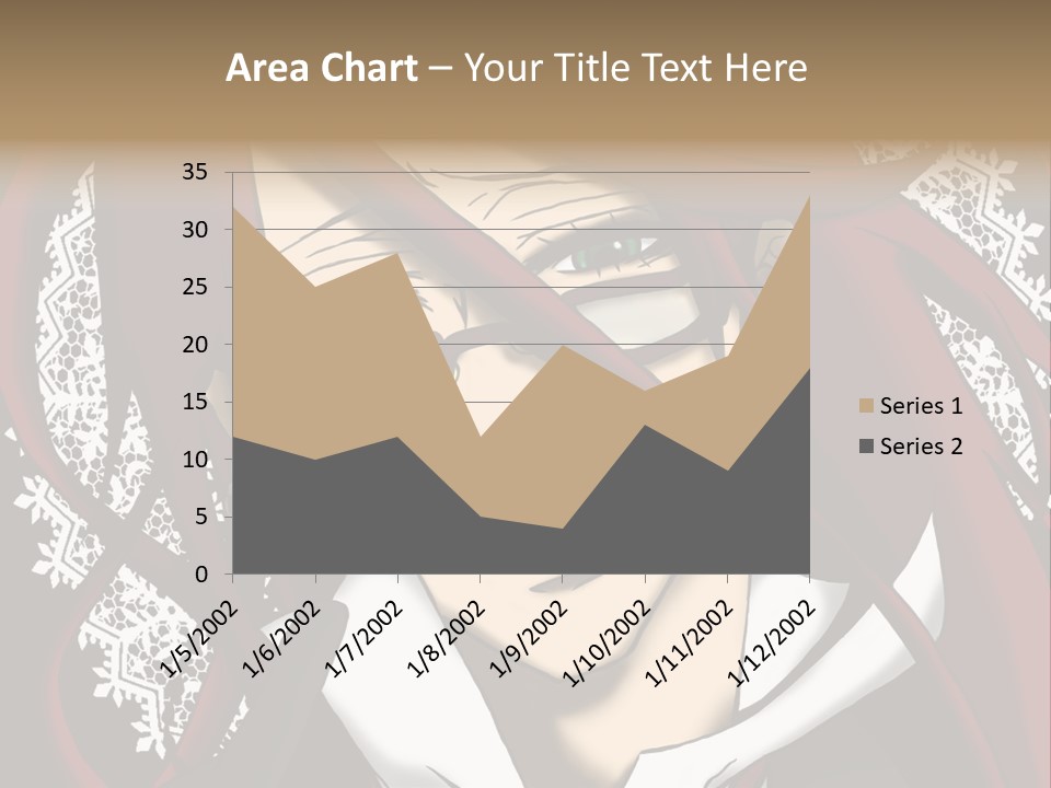 A Woman With Red Hair And Glasses Is Smiling PowerPoint Template