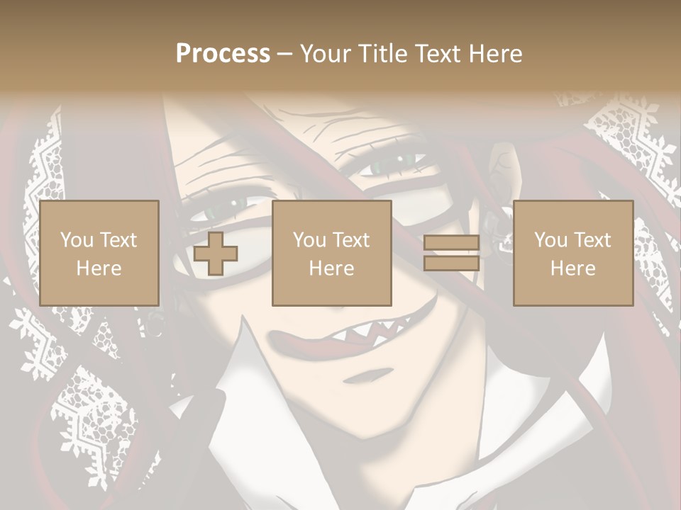 A Woman With Red Hair And Glasses Is Smiling PowerPoint Template