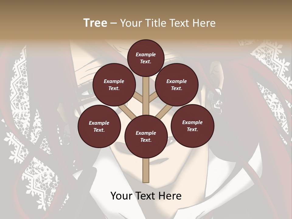 A Woman With Red Hair And Glasses Is Smiling PowerPoint Template