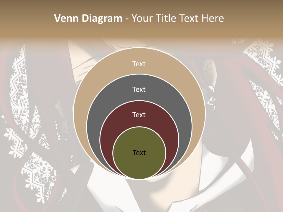 A Woman With Red Hair And Glasses Is Smiling PowerPoint Template
