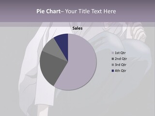 A Man Sitting On A Ledge With His Hand On His Chin PowerPoint Template