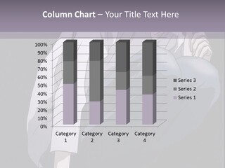 A Man Sitting On A Ledge With His Hand On His Chin PowerPoint Template