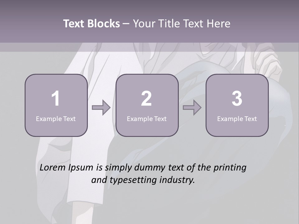 A Man Sitting On A Ledge With His Hand On His Chin PowerPoint Template