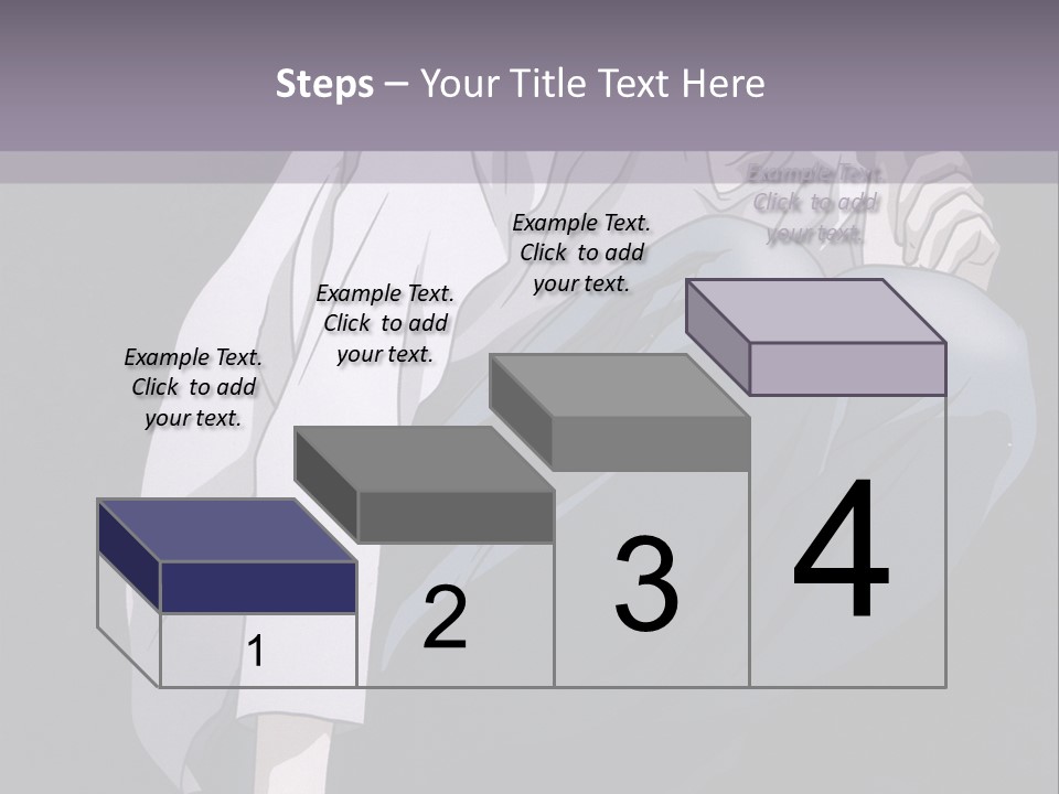 A Man Sitting On A Ledge With His Hand On His Chin PowerPoint Template