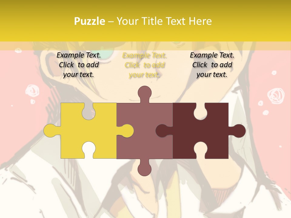 A Young Man With Blonde Hair Wearing A Tie PowerPoint Template