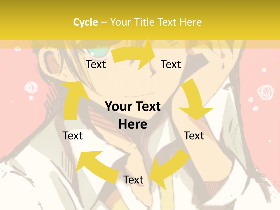 A Young Man With Blonde Hair Wearing A Tie PowerPoint Template