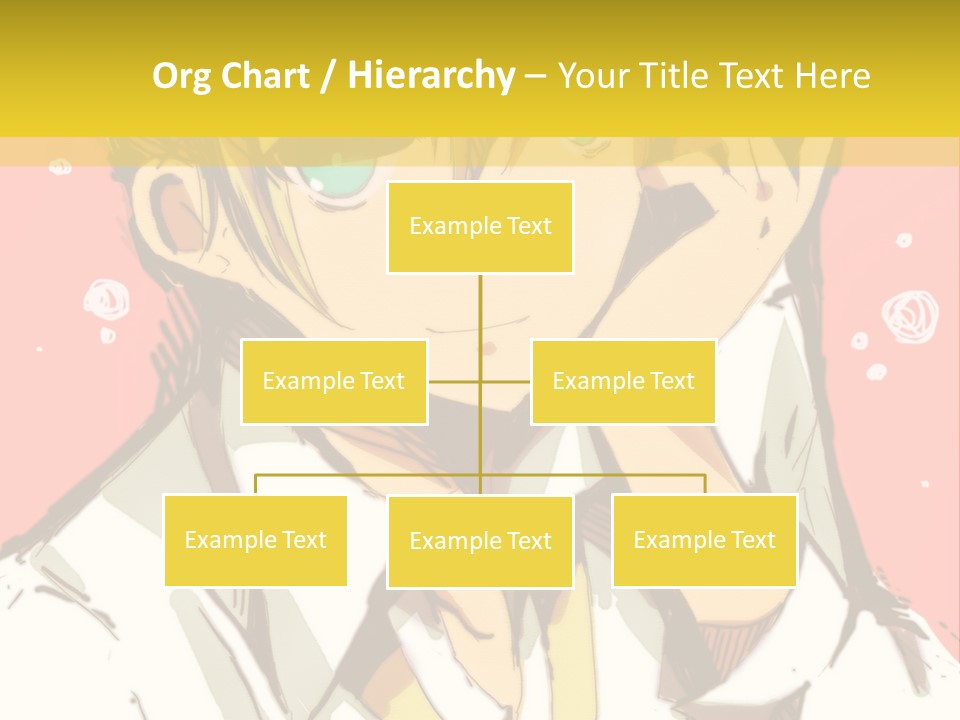 A Young Man With Blonde Hair Wearing A Tie PowerPoint Template