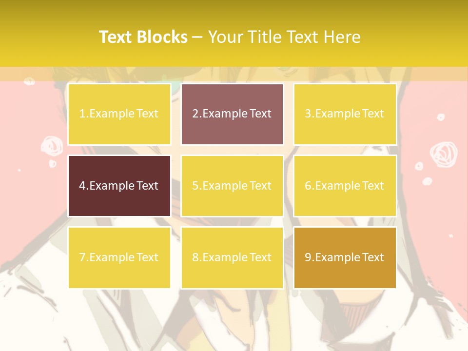 A Young Man With Blonde Hair Wearing A Tie PowerPoint Template