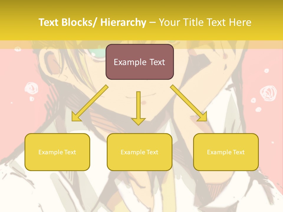 A Young Man With Blonde Hair Wearing A Tie PowerPoint Template