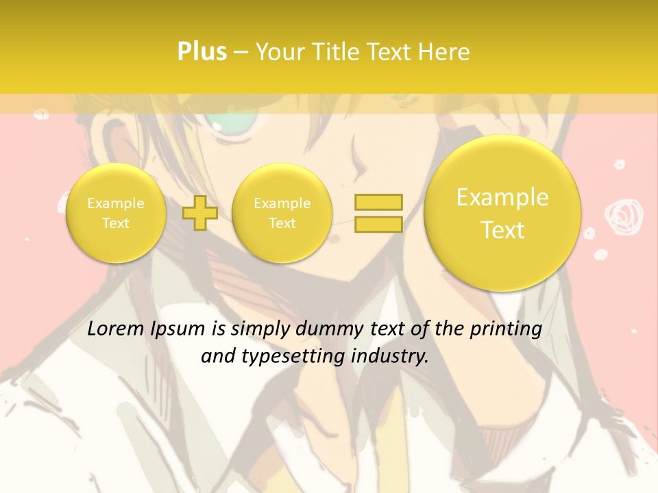 A Young Man With Blonde Hair Wearing A Tie PowerPoint Template