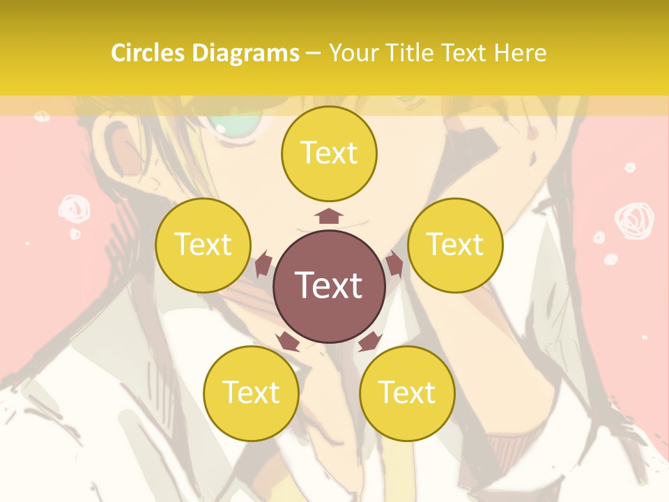 A Young Man With Blonde Hair Wearing A Tie PowerPoint Template