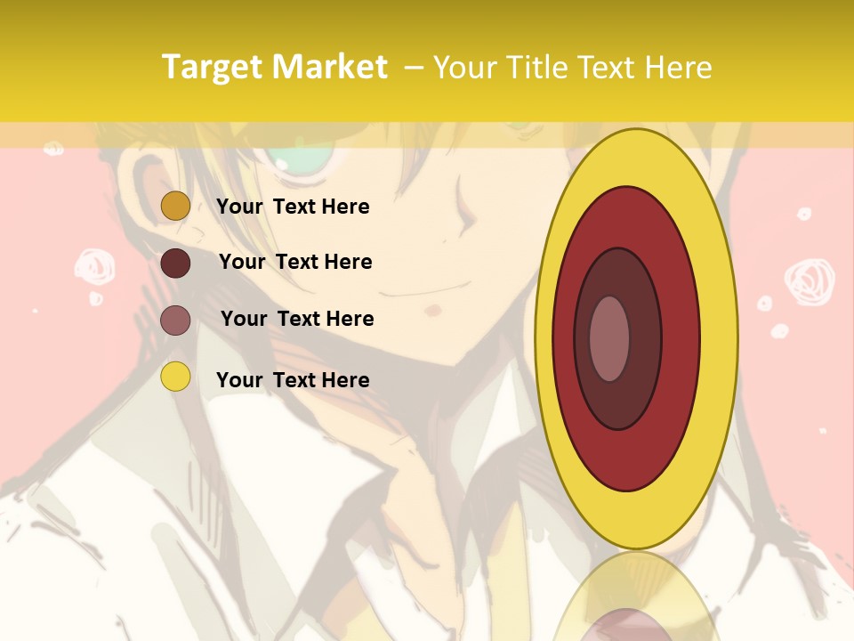 A Young Man With Blonde Hair Wearing A Tie PowerPoint Template