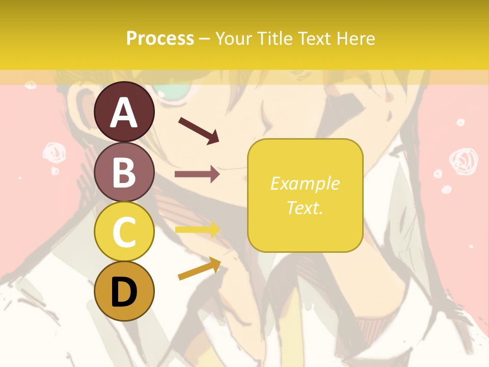 A Young Man With Blonde Hair Wearing A Tie PowerPoint Template