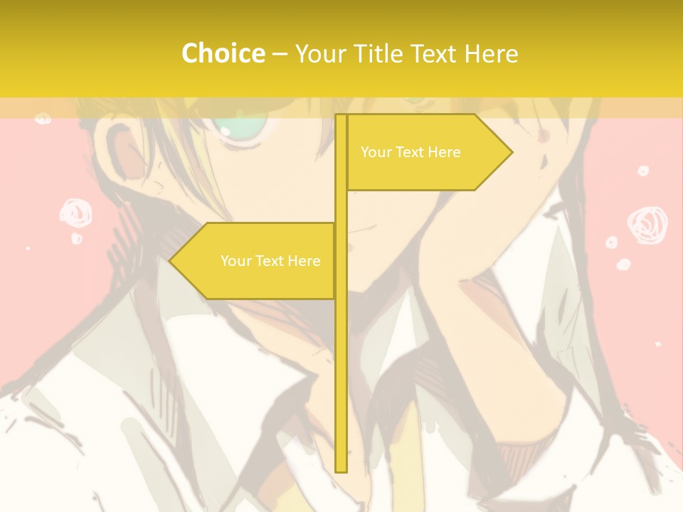 A Young Man With Blonde Hair Wearing A Tie PowerPoint Template