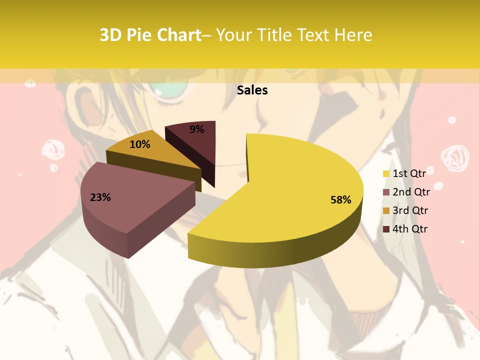 A Young Man With Blonde Hair Wearing A Tie PowerPoint Template