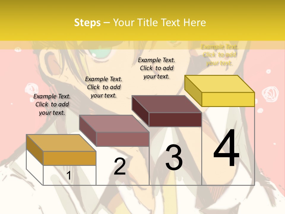 A Young Man With Blonde Hair Wearing A Tie PowerPoint Template