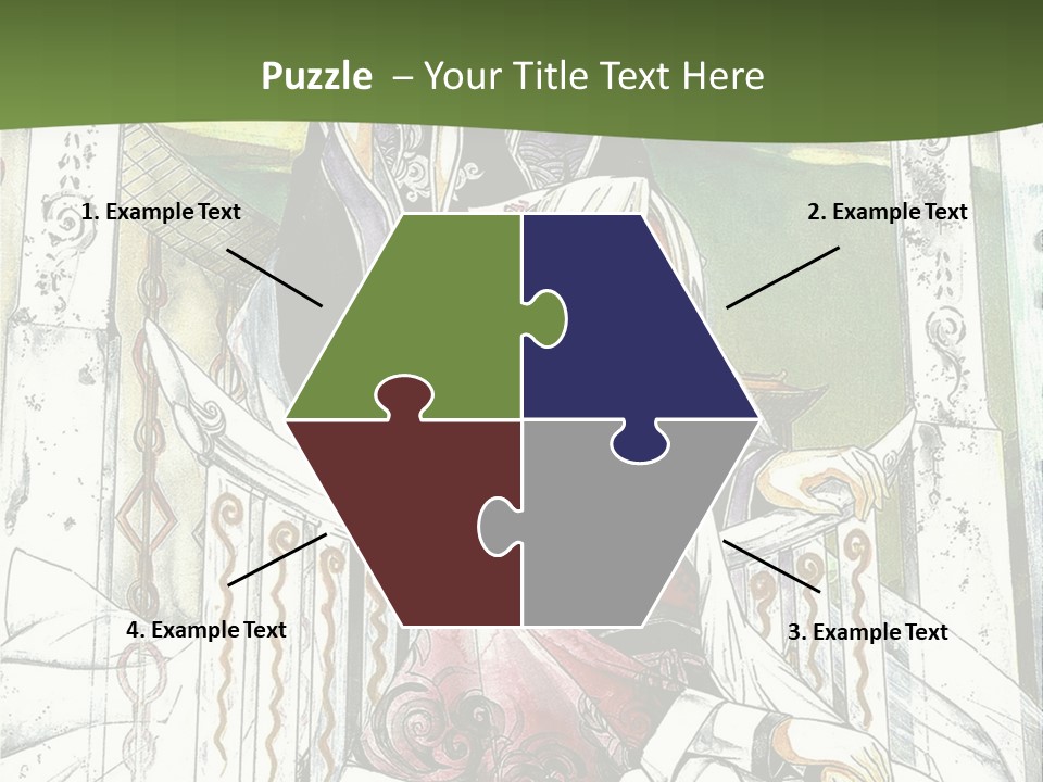 A Couple Of Anime Characters Sitting On A Bench PowerPoint Template