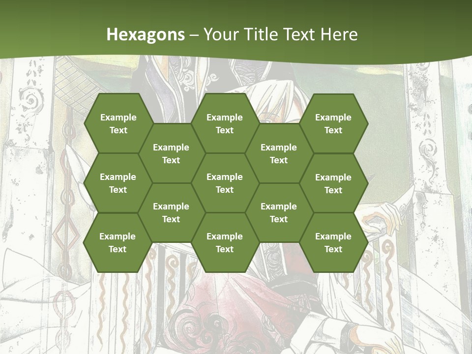 A Couple Of Anime Characters Sitting On A Bench PowerPoint Template