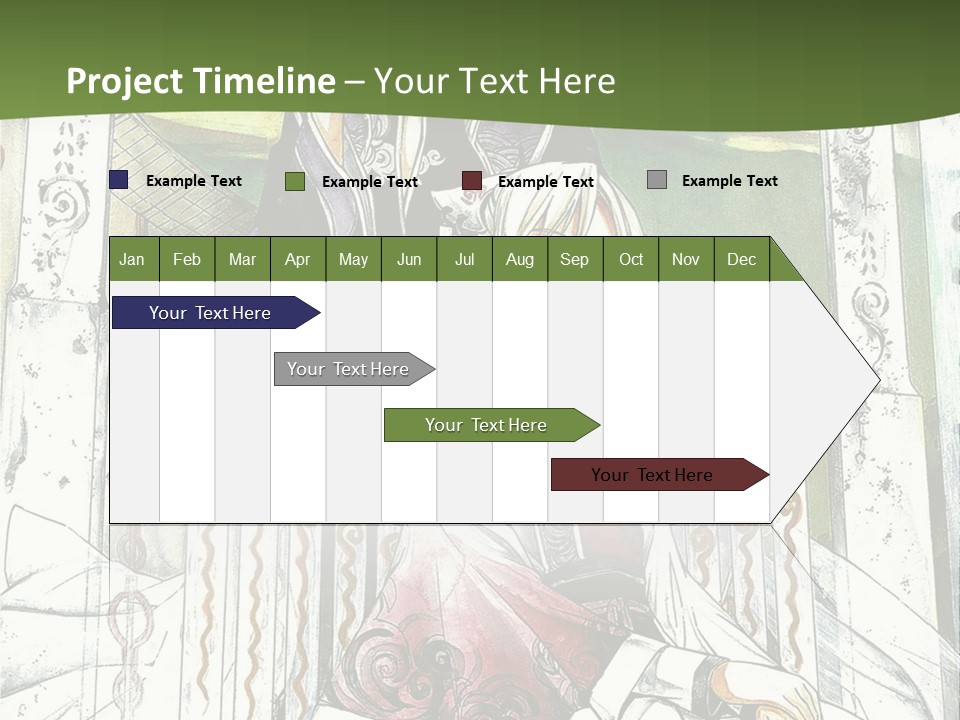 A Couple Of Anime Characters Sitting On A Bench PowerPoint Template