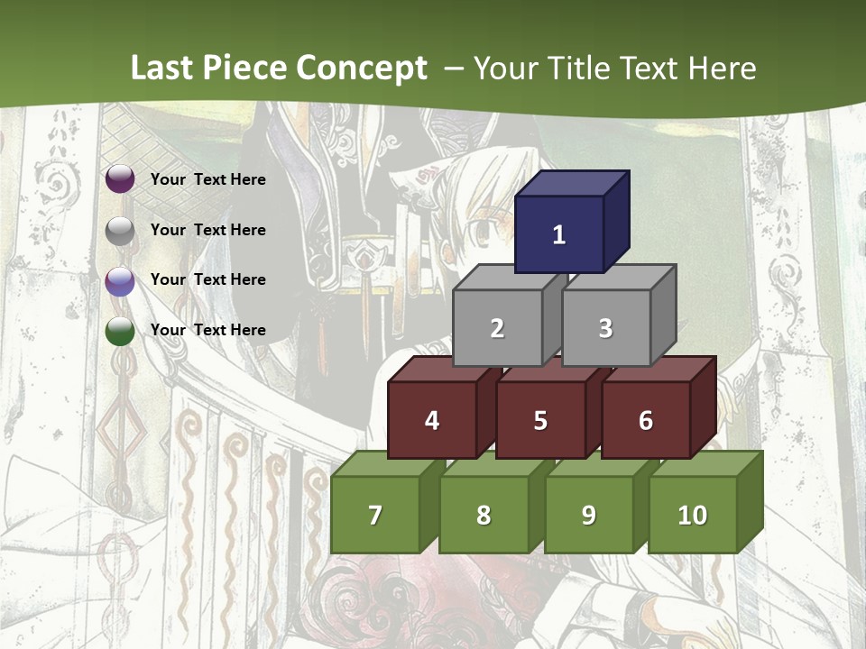 A Couple Of Anime Characters Sitting On A Bench PowerPoint Template