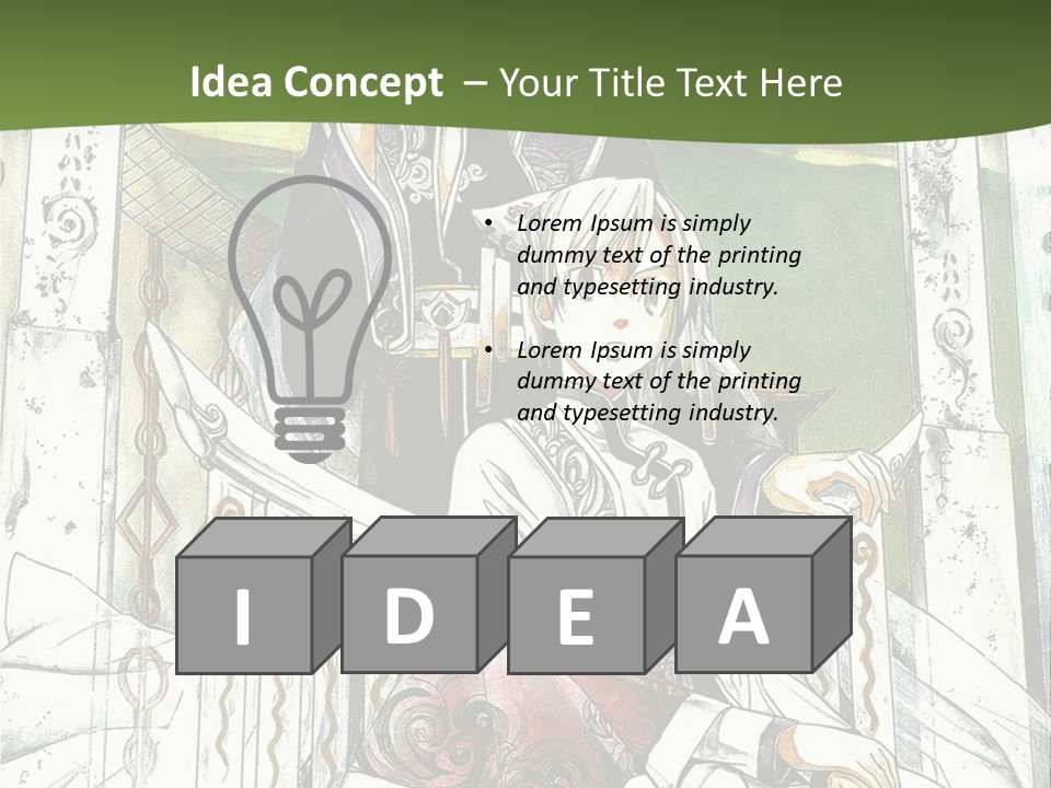 A Couple Of Anime Characters Sitting On A Bench PowerPoint Template