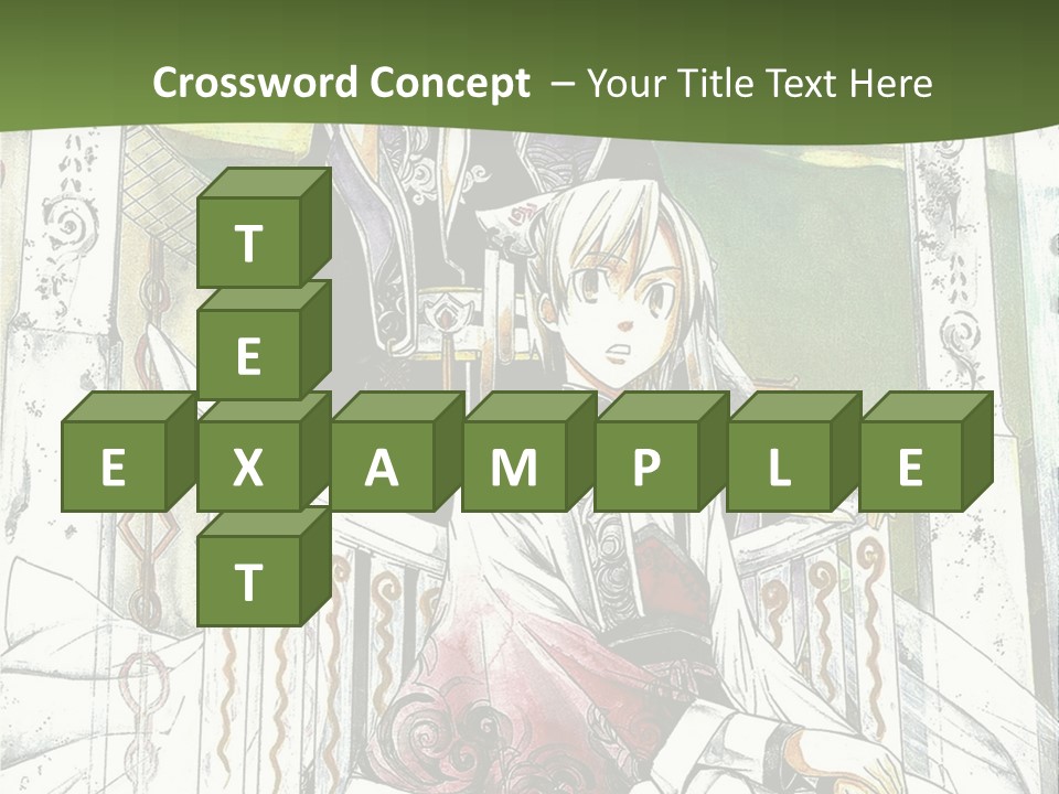 A Couple Of Anime Characters Sitting On A Bench PowerPoint Template