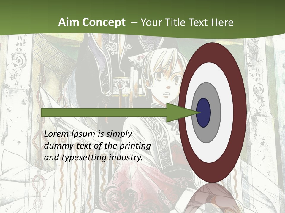 A Couple Of Anime Characters Sitting On A Bench PowerPoint Template