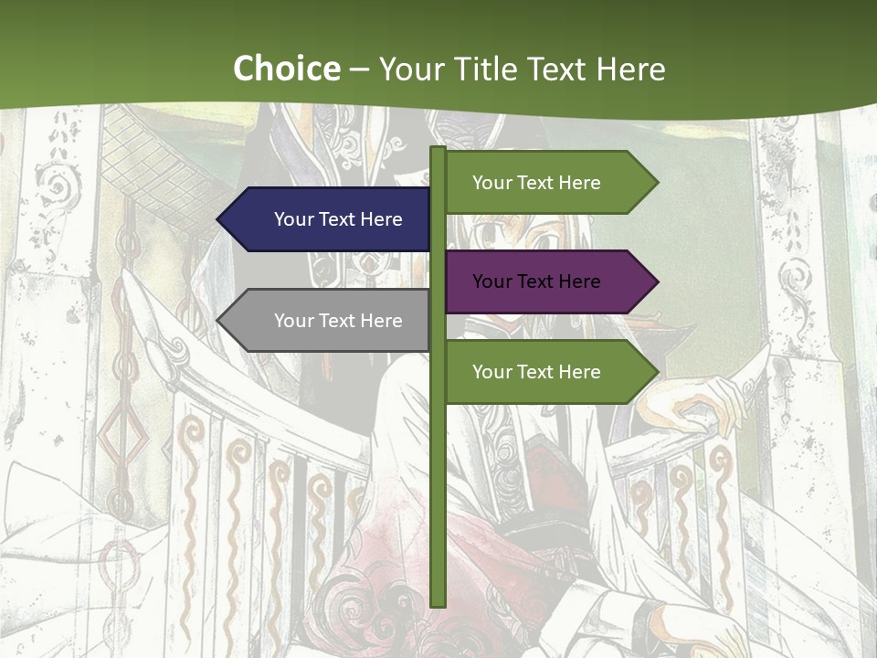 A Couple Of Anime Characters Sitting On A Bench PowerPoint Template