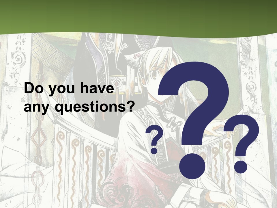 A Couple Of Anime Characters Sitting On A Bench PowerPoint Template