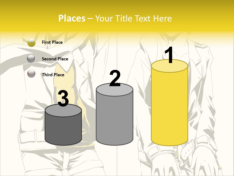 A Woman In Yellow And Black Is Sitting Down PowerPoint Template