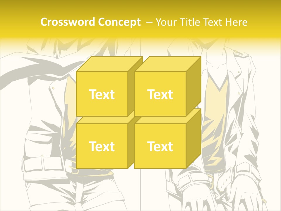 A Woman In Yellow And Black Is Sitting Down PowerPoint Template