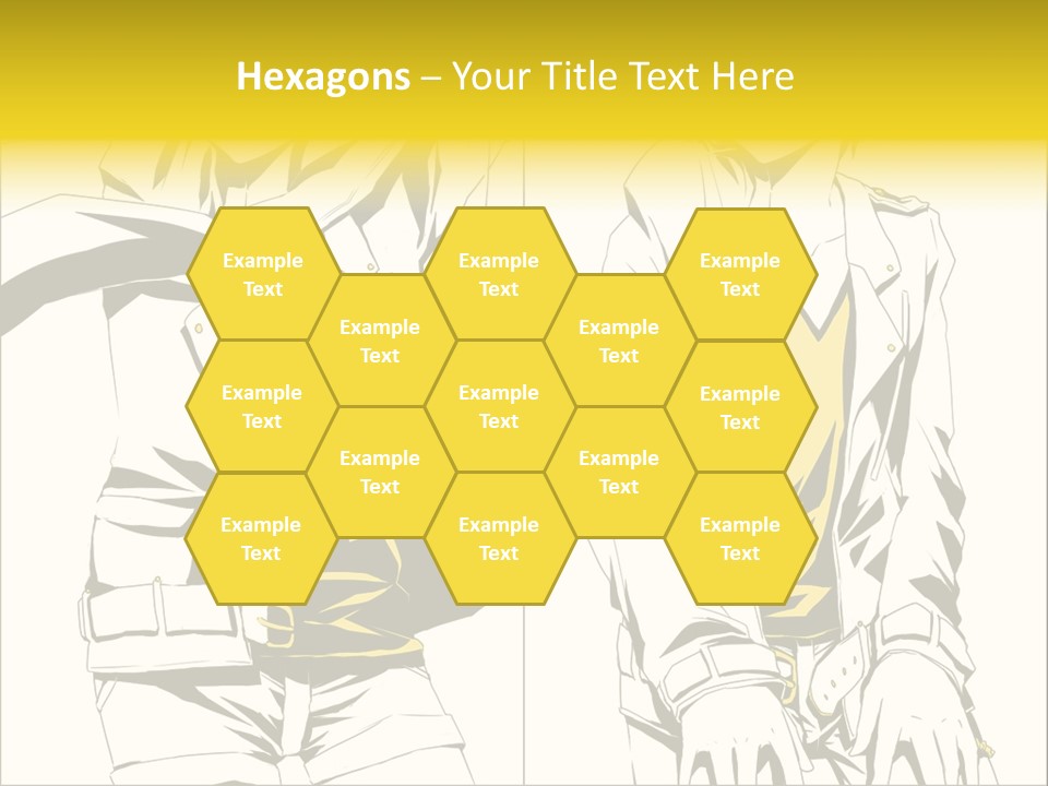 A Woman In Yellow And Black Is Sitting Down PowerPoint Template