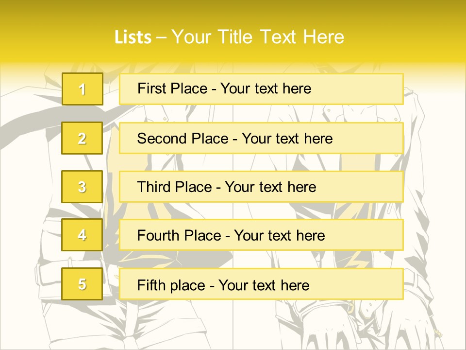 A Woman In Yellow And Black Is Sitting Down PowerPoint Template