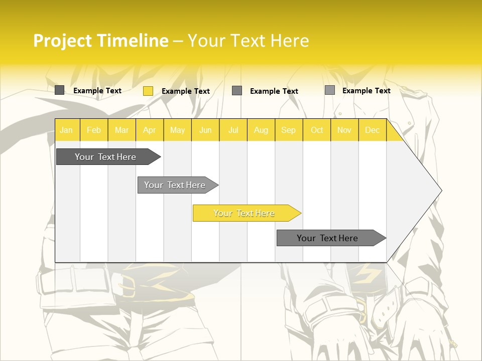 A Woman In Yellow And Black Is Sitting Down PowerPoint Template