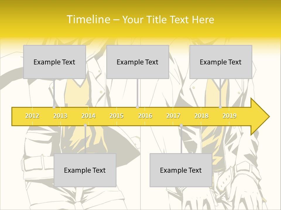 A Woman In Yellow And Black Is Sitting Down PowerPoint Template