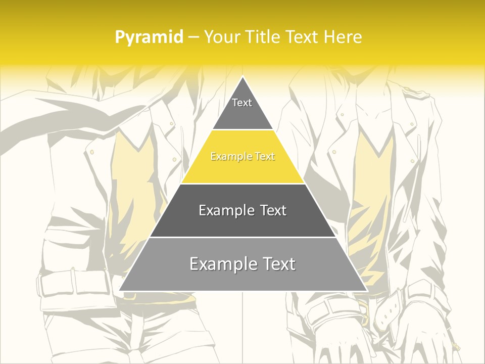 A Woman In Yellow And Black Is Sitting Down PowerPoint Template